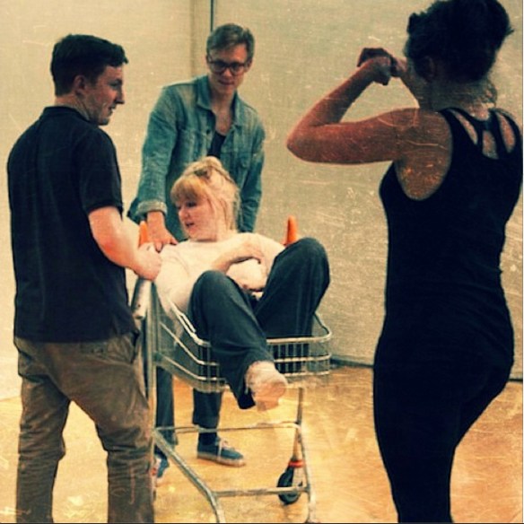 Secret Theatre in rehearsal